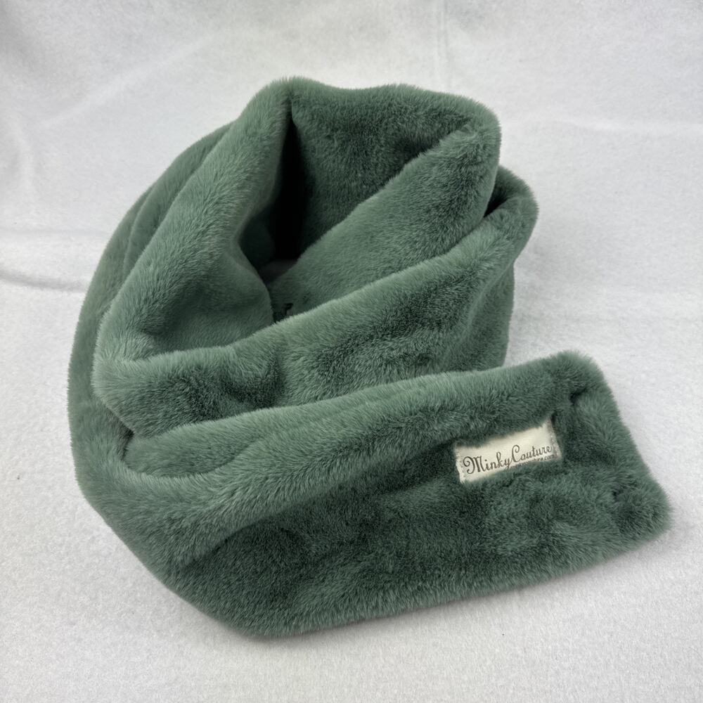 Minky Couture Scarf Womens Emerald Green Soft Luxury